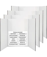 Trifold Poster Board 36" x 48" White Presentation Board