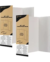 Trifold Poster Board 36" x 48" White Presentation Board