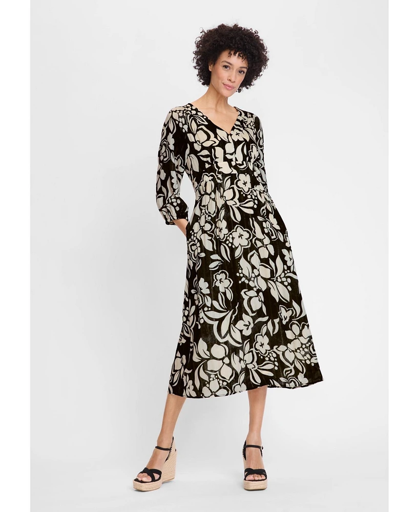 Olsen Women's Floral Empire Dress