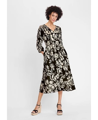 Olsen Women's Floral Empire Dress