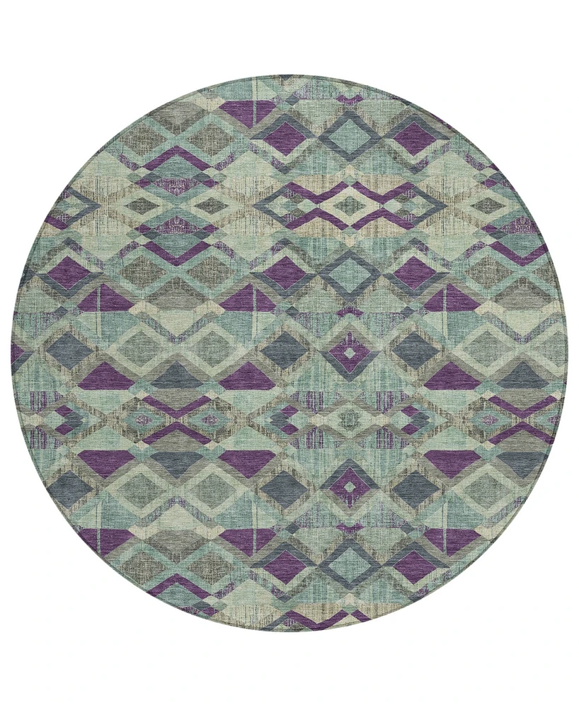 Addison Chantille Machine Washable ACN1311 8'x8' Round Area Rug