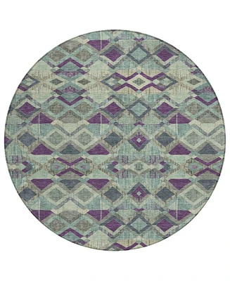 Addison Chantille Machine Washable ACN1311 8'x8' Round Area Rug