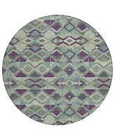 Addison Chantille Machine Washable ACN1311 8'x8' Round Area Rug