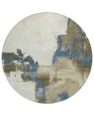 Addison Chantille Machine Washable ACN1332 8'x8' Round Area Rug