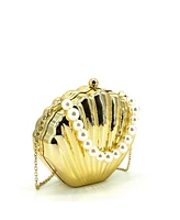 Like Dreams Marina Mini Seashell Clutch Bag