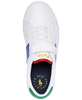 Polo Ralph Lauren Little Girls' Ryley Fastening Strap Casual Sneakers from Finish Line