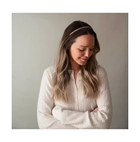 Thin All that Glitters Headband - Pink + Silver