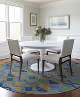 Addison Chantille Machine Washable ACN1308 8'x8' Round Area Rug