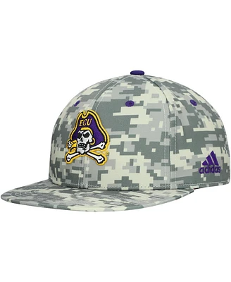 Adidas Men's Camo Ecu Pirates On Field Fitted Hat