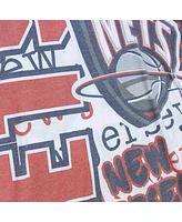 Mitchell & Ness Men's White New Jersey Nets Jumbotron 2.0 Sublimated T-Shirt