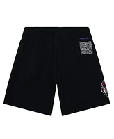 Mitchell & Ness Men's Black Toronto Raptors Team Origins Fleece Shorts