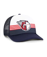 '47 Brand Men's Navy Cleveland Guardians Lift Off Foam Front Mesh Trucker Adjustable Hat