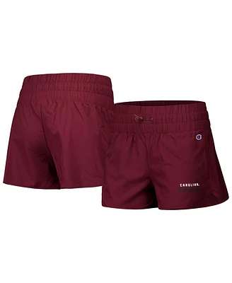 Champion Women's Garnet South Carolina Gamecocks Tailgate Her Woven Shorts