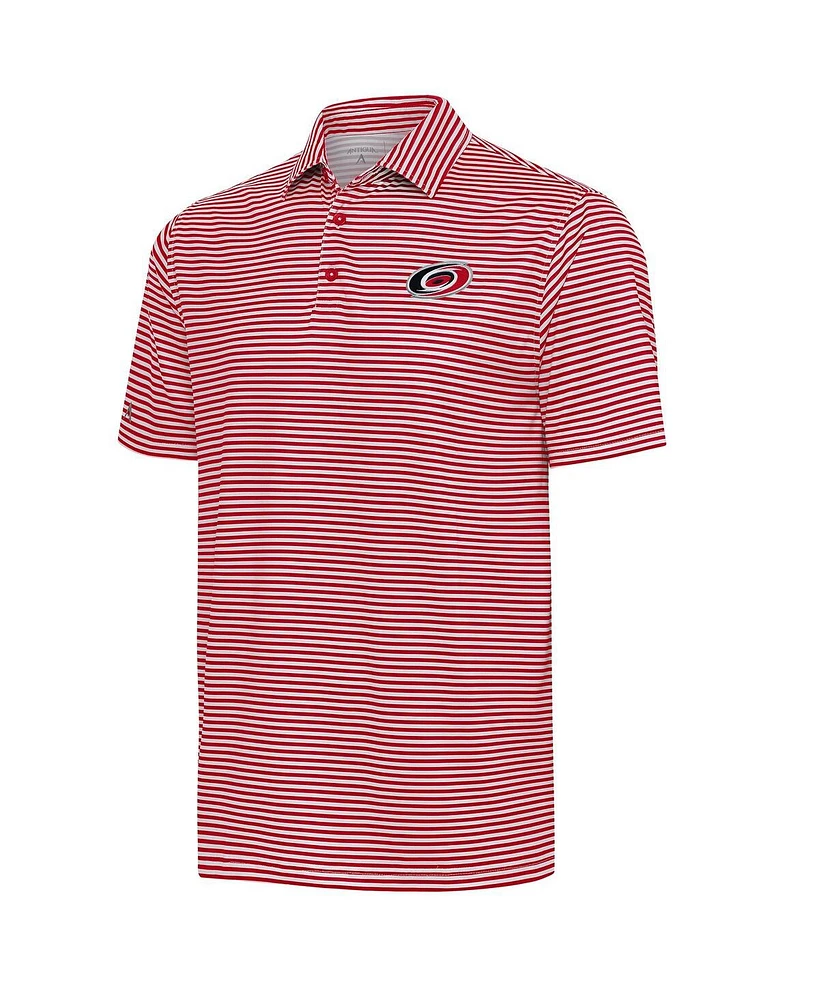 Antigua Men's Red Carolina Hurricanes Skills Polo Shirt