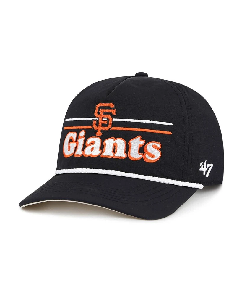 '47 Brand Men's Black San Francisco Giants Campscape Hitch Adjustable Hat