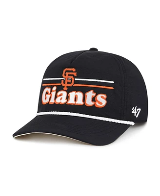 '47 Brand Men's Black San Francisco Giants Campscape Hitch Adjustable Hat