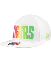 New Era Men's White Detroit Tigers Spring Spectrum Golfer Snapback Hat