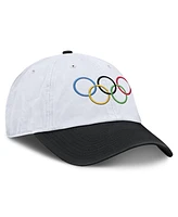 Fanatics Men's White/Black Olympic Games Competitor Adjustable Hat