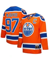 Mitchell & Ness Men's Connor McDavid Orange Edmonton Oilers Power Play Jersey