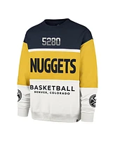 '47 Brand Men's and Women's Yellow Denver Nuggets 2024/25 City Edition On Five Maximalist Pullover Sweatshirt