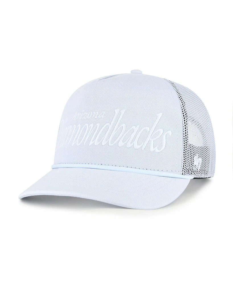 '47 Brand Men's Light Blue Arizona Diamondbacks Foundation Script Hitch Adjustable Trucker Hat