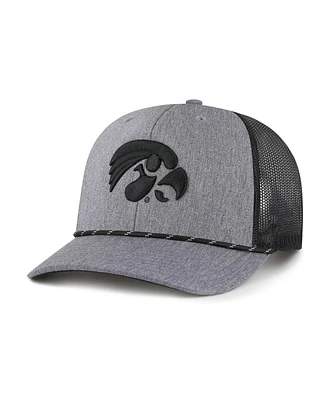 '47 Brand Men's Gray Iowa Hawkeyes Carbon Rope Adjustable Hat