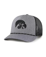 '47 Brand Men's Gray Iowa Hawkeyes Carbon Rope Adjustable Hat