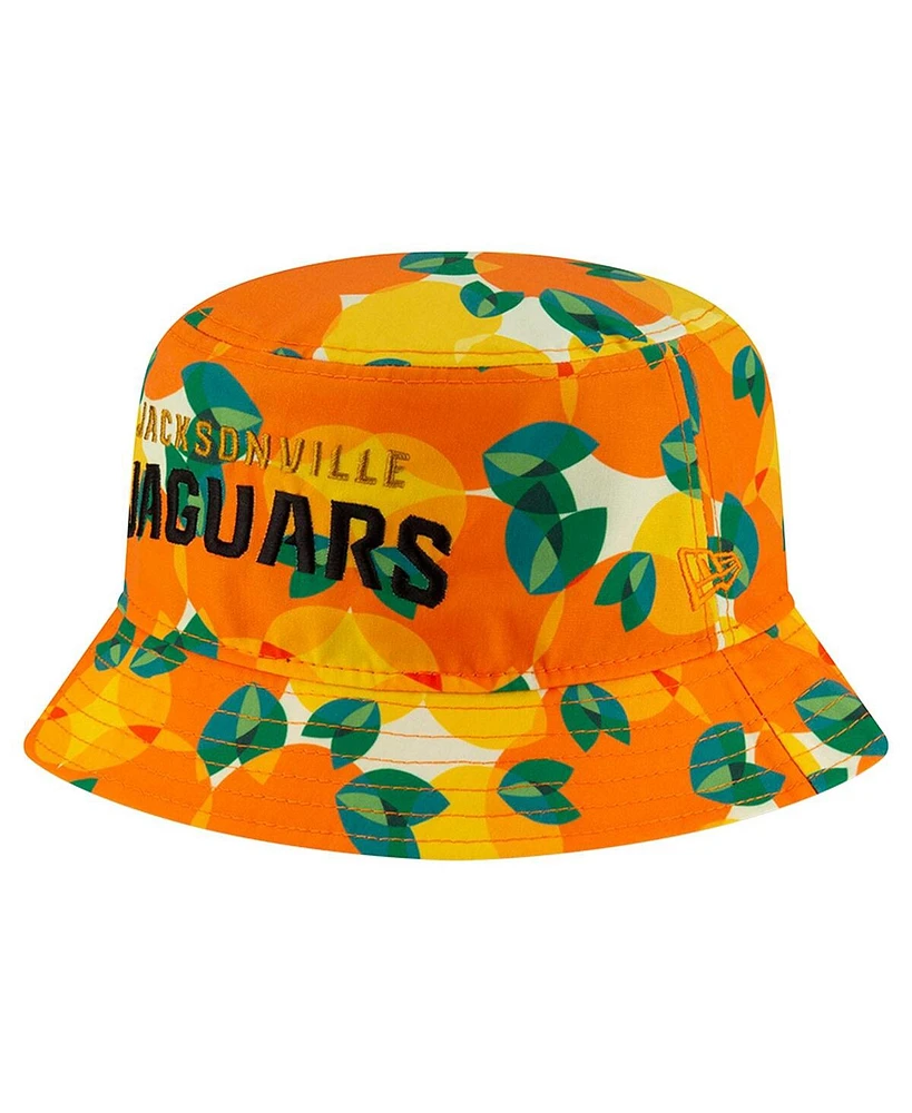 New Era Men's Orange Jacksonville Jaguars Citrus Bucket Hat