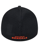 New Era Men's Black Cincinnati Bengals Active Camo 39THIRTY Flex Hat