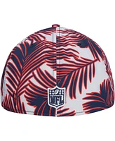 New Era Men's Gray England Patriots Palms 39THIRTY Flex Hat