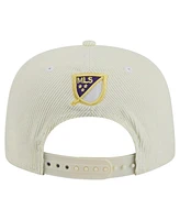 New Era Men's Cream Orlando City Sc 2025 Kickoff Snapback Golfer Hat