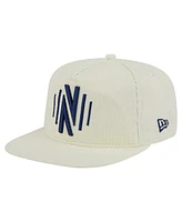New Era Men's Cream Nashville Sc 2025 Kickoff Snapback Golfer Hat