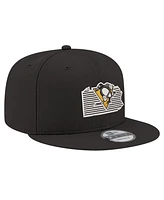 New Era Men's Black Pittsburgh Penguins State Pride 9FIFTY Snapback Hat