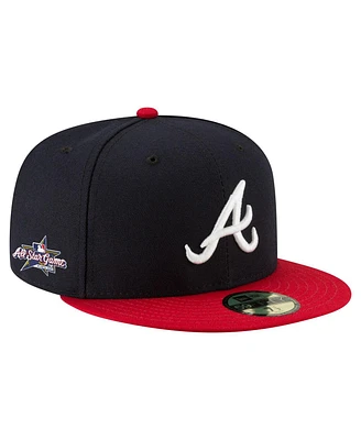 New Era Men's Navy Atlanta Braves 2025 Mlb All-Star Game 59FIFTY Fitted Hat