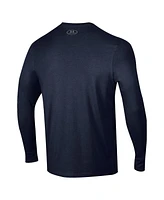 Under Armour Men's Navy Navy Midshipmen Distressed Jolly Rogers Performance Long Sleeve T-Shirt