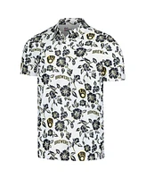 Reyn Spooner Men's White Milwaukee Brewers Pua Performance Polo Shirt