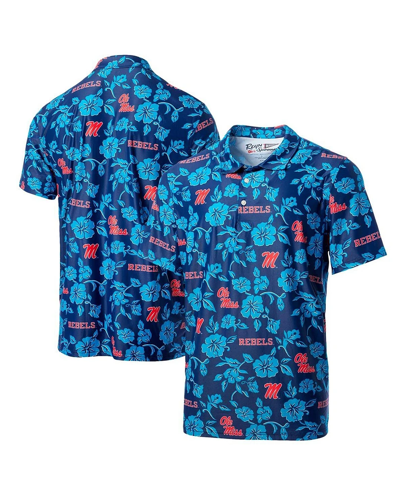 Reyn Spooner Men's Navy Ole Miss Rebels Performance Polo Shirt