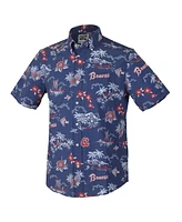 Reyn Spooner Men's Blue Atlanta Braves Kekai Button-Down Shirt