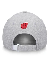 Top of the World Women's Heather Gray Wisconsin Badgers Rhinestone Christy Adjustable Hat