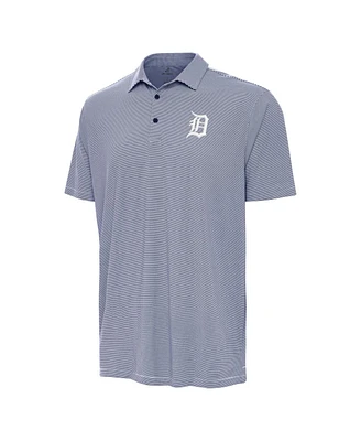 Antigua Men's Navy/White Detroit Tigers Twine Polo Shirt