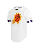 Pro Standard Men's White Phoenix Suns 2024/25 City Edition Mesh Baseball Jersey