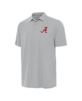 Antigua Men's Gray Alabama Crimson Tide Era Polo Shirt