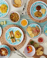 Infuse Melamine 12 Pc. Dinnerware Set, Service for 4