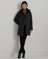 Lauren Ralph Women's Hooded Quilted Coat