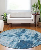 Addison Chantille Machine Washable ACN1350 8'x8' Round Area Rug