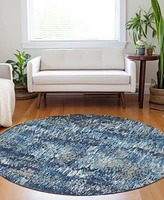 Addison Chantille Machine Washable ACN1380 8'x8' Round Area Rug