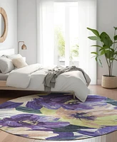 Addison Chantille Machine Washable ACN1490 8'x8' Round Area Rug