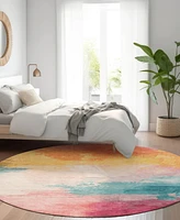 Addison Chantille Machine Washable ACN1520 8'x8' Round Area Rug