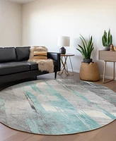 Addison Chantille Machine Washable ACN1540 8'x8' Round Area Rug