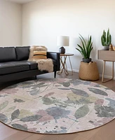 Addison Chantille Machine Washable ACN1550 8'x8' Round Area Rug